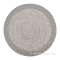 tapis de tapis rond en plein air blanc